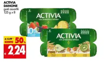 Tigros Danone Activia 125g x 8 offerta