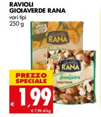 Gioiaverde Rana Ravioli 250g