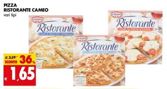Tigros Cameo Pizza Ristorante offerta