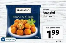 Lidl Italiamo Arancini di riso offerta