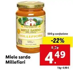 Lidl Miele sardo Millefiori offerta