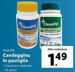 Lidl Clean Pill Candeggina in pastiglie offerta