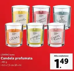 Lidl LIVARNO home Candela profumata offerta