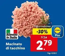 Lidl Macinato di tacchino offerta