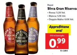 Lidl Peroni Birra Gran Riserva offerta