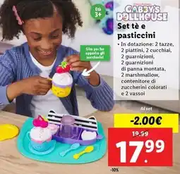 Lidl Set tè e pasticcini offerta