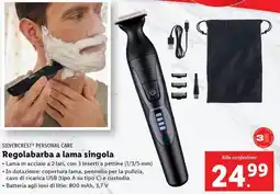 Lidl SILVERCREST® PERSONAL CARE Regolabarba a lama singola offerta