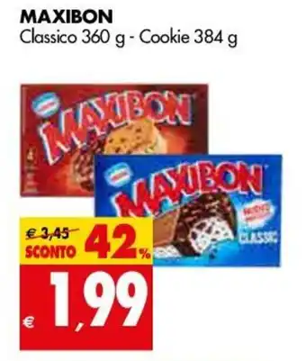 Tigros Maxibon Classico 360g - Cookie 384g offerta