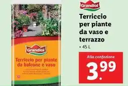 Lidl Terriccio per piante da vaso e terrazzo offerta