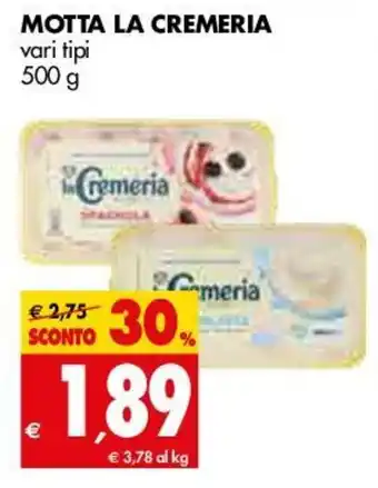Tigros La Cremeria Motta 500g offerta