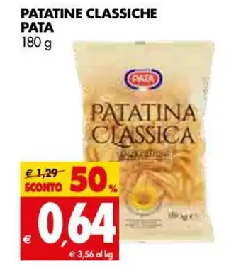 Tigros Pata Patatine Classiche 180g offerta