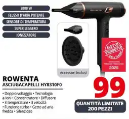Comet ROWENTA ASCIUGACAPELLI HY8310FO offerta