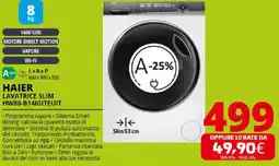 Comet HAIER LAVATRICE SLIM HW80-B14IGITEUIT offerta