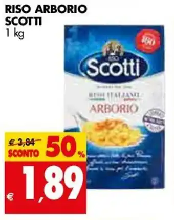 Tigros Scotti Riso Arborio 1kg offerta