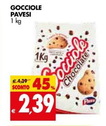 Tigros Pavesi Gocciole 1 kg offerta