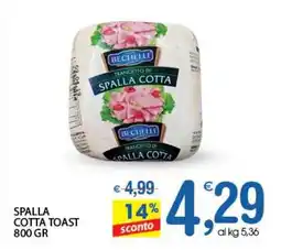 Qui Discount Spalla cotta toast offerta