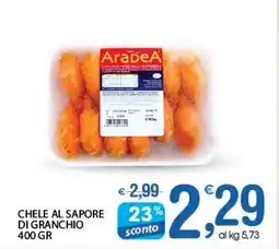Qui Discount Chele al sapore di granchio offerta