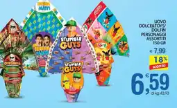 Qui Discount Uovo dolce&toys/ dolfin personaggi assortiti offerta