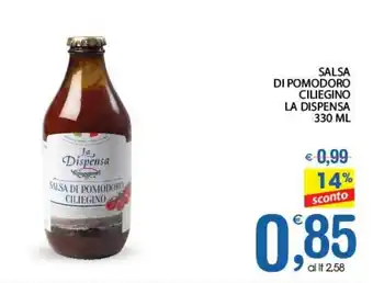 Qui Discount Salsa di pomodoro ciliegino LA DISPENSA offerta