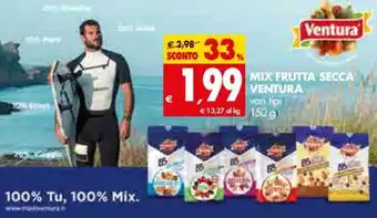 Tigros Ventura Mix Frutta Secca 150g offerta