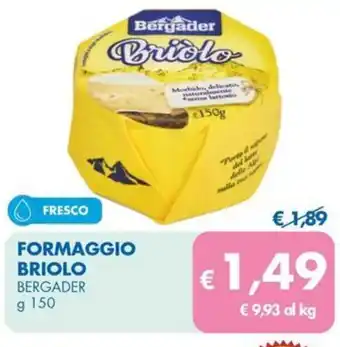MD Discount Formaggio briolo BERGADER offerta