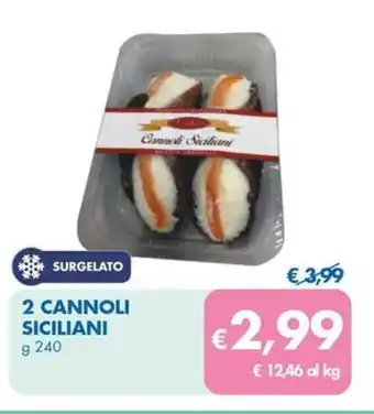 MD Discount 2 cannoli siciliani offerta