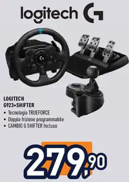 Unieuro Logitech G923+SHIFTER offerta