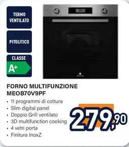 Unieuro Electroline Forno multifunzione MEOB70V9PF offerta