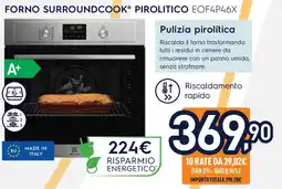 Unieuro Electrolux Forno surroundcook pirolitico EOF4P46X offerta