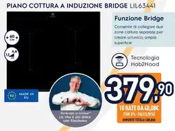 Unieuro Piano cottura a induzione bridge LIL63441 offerta