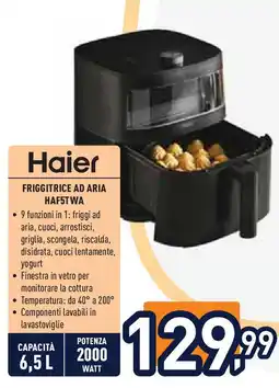 Unieuro Haier Friggitrice ad aria HAF5T WA offerta