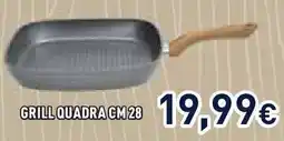 Unieuro Grill quadra cm 28 offerta