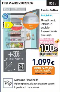 Unieuro Frigorifero Combinato offerta