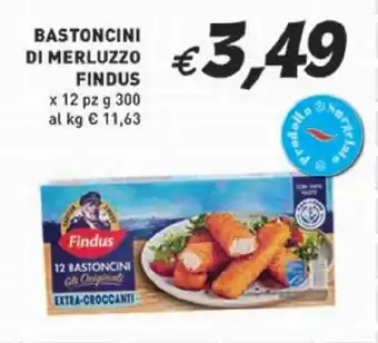 Coal Bastoncini di merluzzo FINDUS offerta