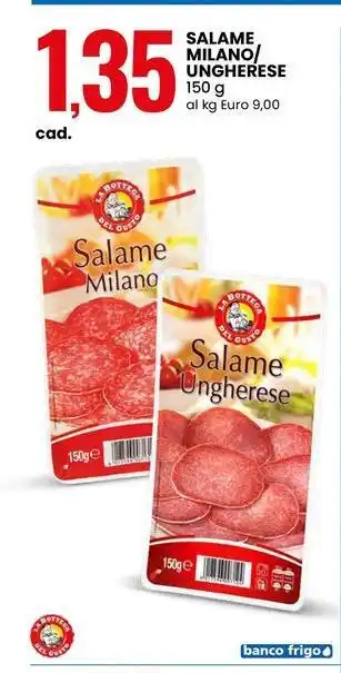 Eurospin Salame milano ungherese offerta