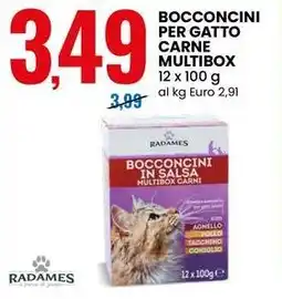 Eurospin Bocconcini in salsa multibox RADAMES offerta