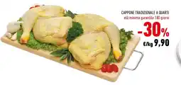 Conad Cappone tradizionale a quarti offerta