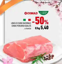 Conad Lonza di suino nazionale conad percorso qualità offerta