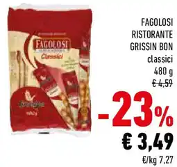 Conad Fagolosi ristorante grissin bon classici offerta