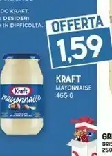 Gran Risparmio Kraft - mayonnaise cremosa e delicata 465 g(ml) offerta