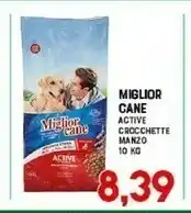 Miglior cane active crocchette manzo