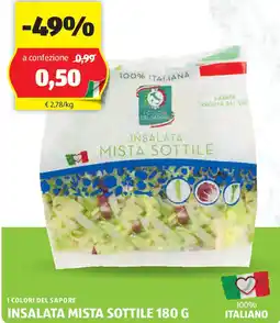 ALDI I COLORI DEL SAPORE Insalata mista sottile offerta