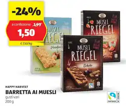 ALDI Barretta ai muesli HAPPY HARVEST offerta