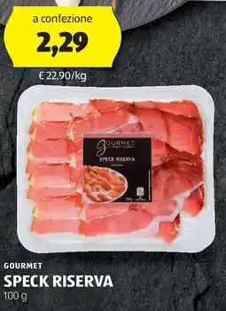 ALDI GOURMET Speck riserva offerta