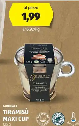 ALDI GOURMET Tiramisù maxi cup offerta