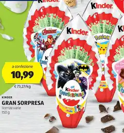 ALDI Kinder gran sorpresa offerta