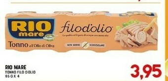 Gran Risparmio Tonno all'olio di oliva filodolio offerta