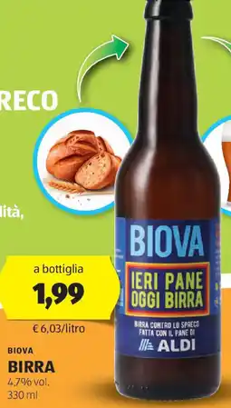ALDI Biova birra offerta