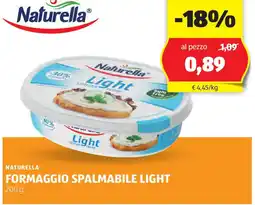 ALDI Naturella formaggio spalmabile light offerta