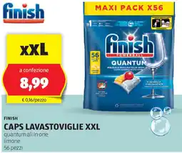 ALDI Finish caps lavastoviglie XXL offerta